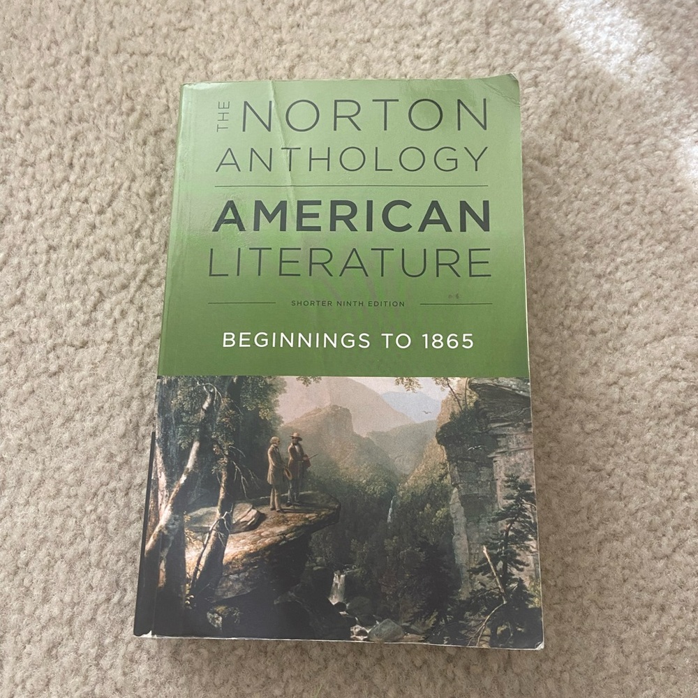 The Norton Anthology of American Literature Book